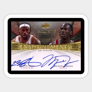 BASKETBALLART -JORDAN CARD 28 Sticker